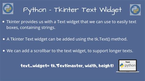 Tkinter Text Widget With Tkinter Scrollbar Askpython