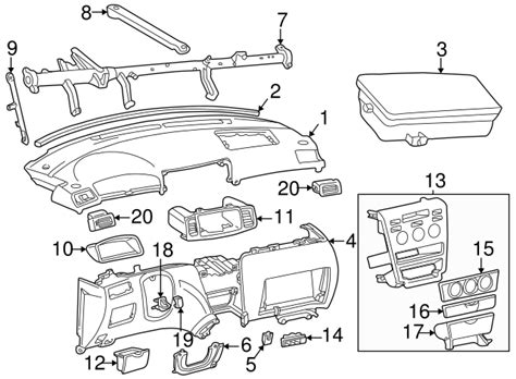 Toyota Corolla Dashboard Parts