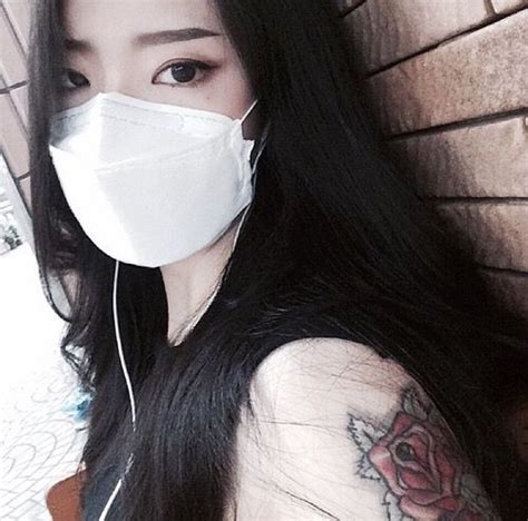 Pin By Lotus Xvi On Aesthetic Mask Girl Ulzzang Korean