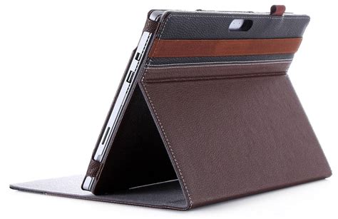Microsoft Surface Pro 6 Case Elegant Leather Stand Folio Cover Pen