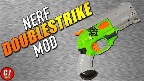 Nerf Zombie Strike Double Strike Mod Front Barrel Kit Youtube
