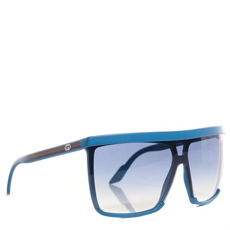 Gucci Shield Sunglasses 3554s Blue 94732