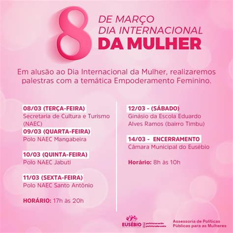 A Comemoração Do Dia Da Mulher Reforçar