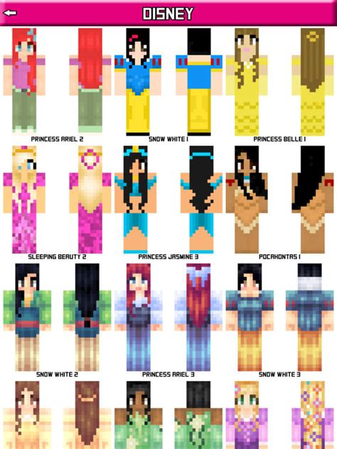 Princess Skins With Mermaid For Minecraft Game Pe Apprecs