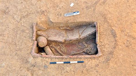Dozens Of Ancient Egyptian Skeletons Found In Rare Clay Coffins Buried 6000 Years Ago