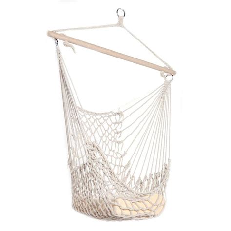 Cotton hanging rope air/sky swing chair leisure relax hammock camping patio seat. Cotton Rope Hammock Net Swing Hanging Chairs Swing Chair ...