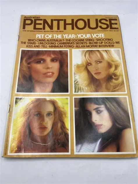 Vintage Australian Penthouse Magazine October Picclick