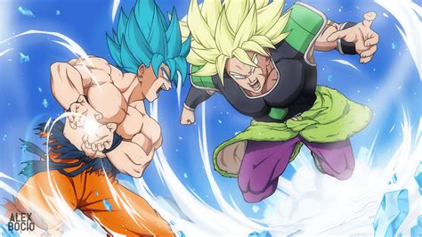 Goku Broly Movie Wallpapers Wallpaper Cave