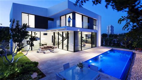 Superb Symmetrical Minimalist Modern Luxury House In Rishon Letsiyon Israel By Shachar