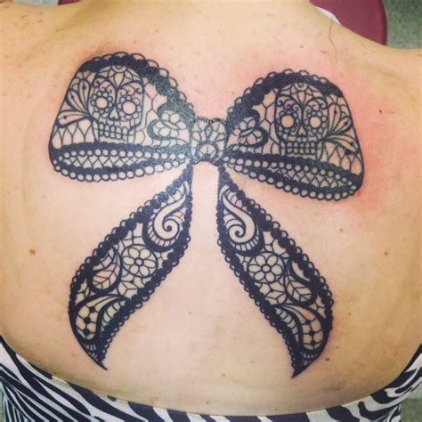Lace Bow Tattoo Really Like This One Lace Bow Tattoos