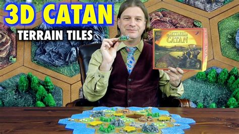 A Review Of 3d Settlers Of Catan Terrain Game Tiles By Leifkicker Youtube