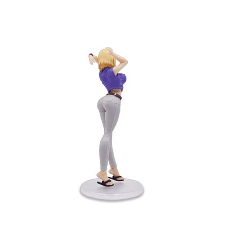 buy funnytoys dragon ball z 8 android 18 action figure dbs no 18 pvc model toy t for
