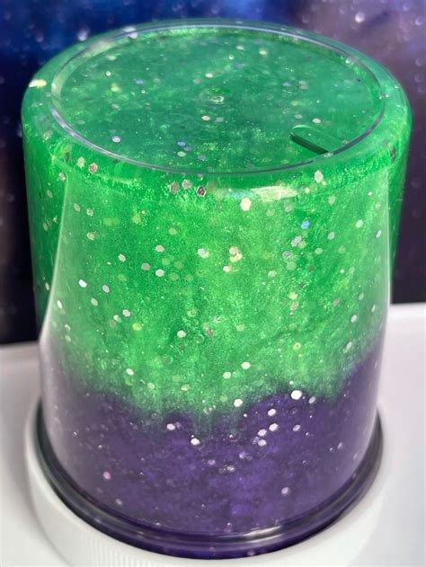 Galaxy Slime Clear Glitter Metallic Asmr Slime Wextras Etsy