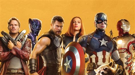 Iron Man Black Panther Marvel Comics Thor Black Widow Star Lord