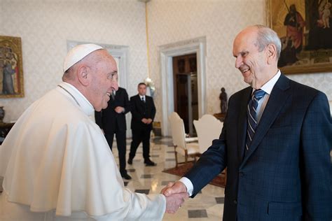 President Nelson Becomes The First Church Leader To Have A Formal Audience With The Pope