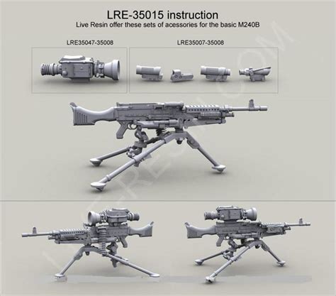 Us Army M240b 762mm Medium Machine Gun On M122 Tripod