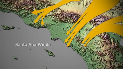 Santa Ana Winds Real Time Wind Map California Printable Maps