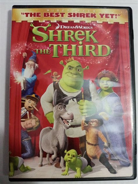 Shrek The Third Full Screen Edition Dvd Very Good 97361312149 Ebay