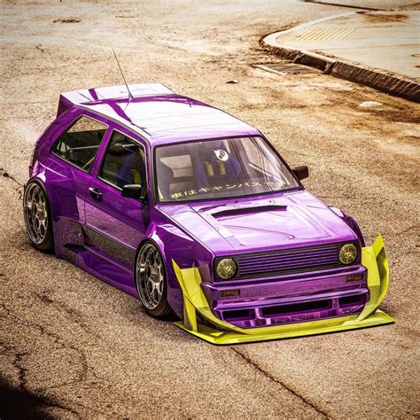 Mk2 Golf With Bosozoku Widebody Kit Is The New Joker Autoevolution