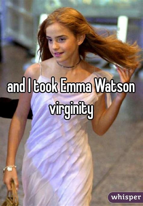 Emma Watson Virginity