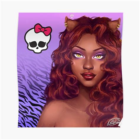 Clawdeen Wolf From Monster High Poster For Sale By Td22 Redbubble