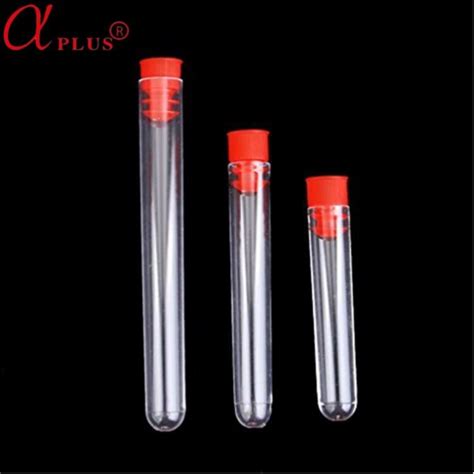 China Lab Clear Plastic Test Tubes With Screw Caps Supplier And