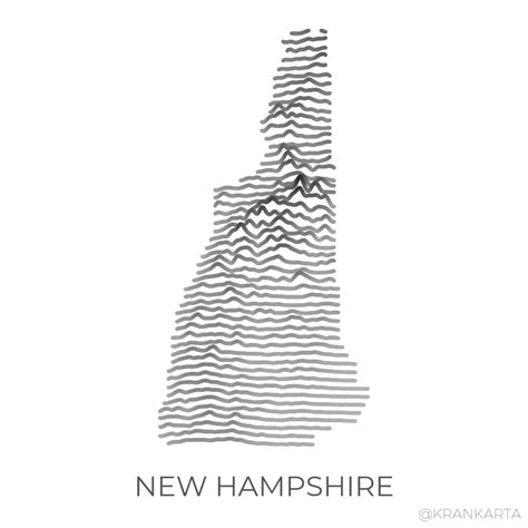 New Hampshire Topography Rnewhampshire