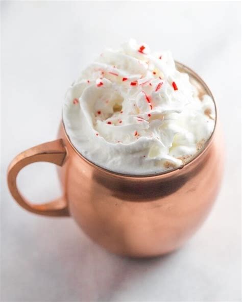 Spiked Peppermint Hot Chocolate 40 Aprons