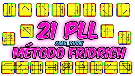Metodo Fridrich Pll Completo Resolver Cubo De Rubik 3x3 Avanzado