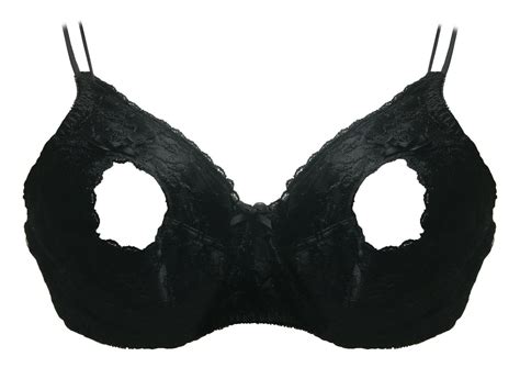 empire intimates open tip black push up bra lace full figure cups 34 b c bras and bra sets