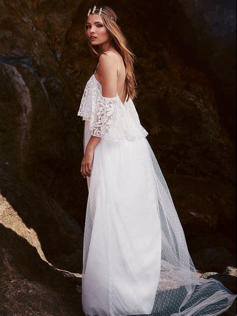 White is always a great color for the however, if strapless isn't your style there are equally attractive wedding dress designs to consider for your special day. Boho Chic Wedding Dresses For Summer 2021 | FashionGum.com