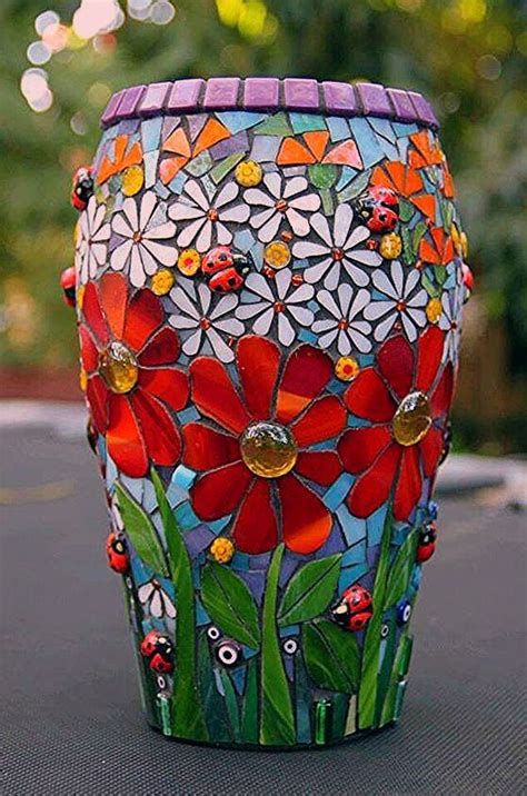 Pin By Maggie On Stain Glass And Mosaics Mosaic Flower Pots Mosaic