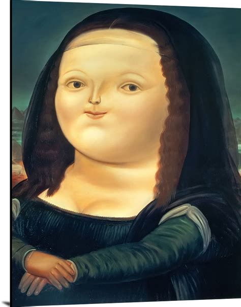 Mona Lisa By Botero Print From Print Masterpieces All Artwork Can Be