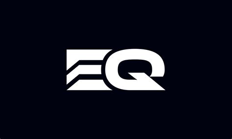 Eq Logo Design Initial Eq Letter Logo Design Monogram Vector Design