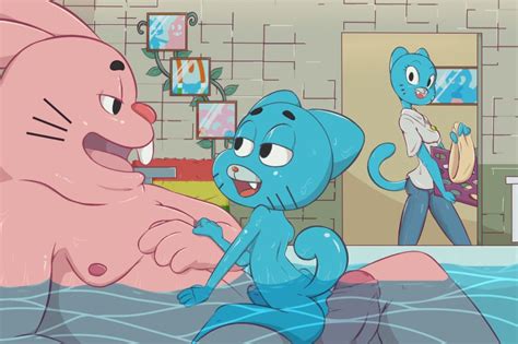 Rule 34 Bath Bathroom Bathtub Boardmindless Cartoon Network Father And Son Foreskin Gay