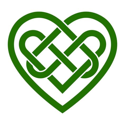 Celtic Knot Heart Vector Illustration Celtic Knot Celtic Love Knot
