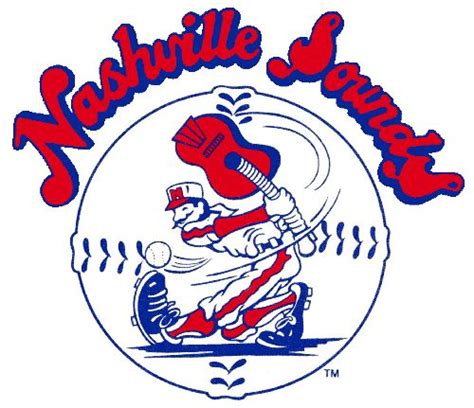 Nashville Sounds Baseball Teams Logo Sound Logo Business Card