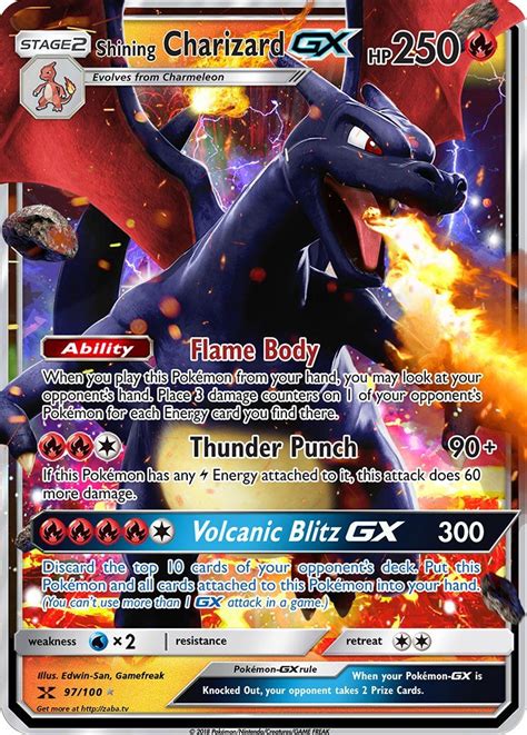 Maybe you would like to learn more about one of these? Shining Charizard GX Custom Pokemon Card | Pokemon cards, Fake pokemon cards, Pokemon cards ...