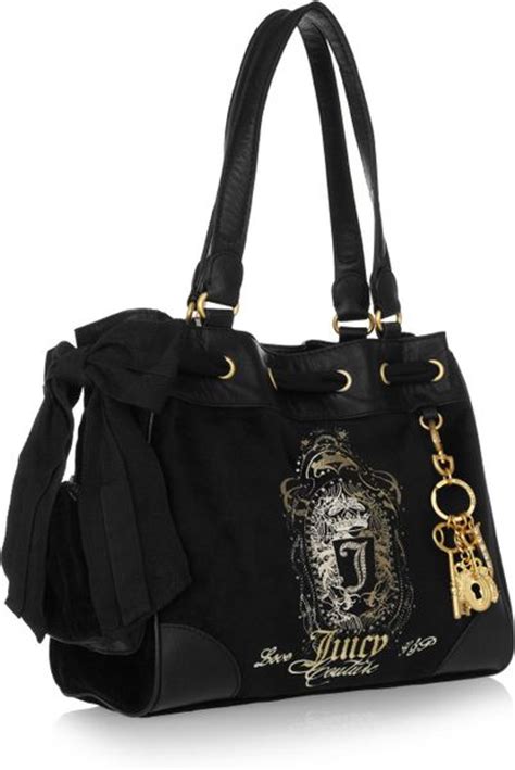 Juicy Couture Black Leather Handbag Semashow