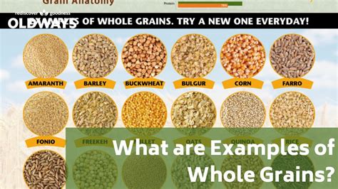 What Are Whole Grains List Of Whole Grains YouTube