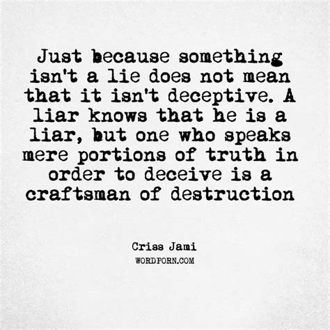 Quotes On Lying And Deception Quotes And Sayings
