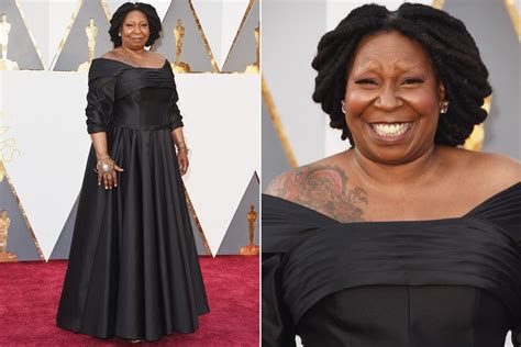 Whoopi Shows Off Massive Shoulder Tattoo At Oscars Page Six