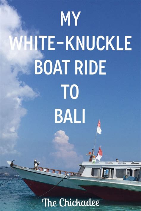 The course is defined by a main drive underwater cable, creating the impression of free floating boats. My White-Knuckle Boat Ride To Bali (With images) | Boat ...