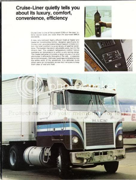 1982 Mack Cruiseliner Brochure The Truckstop