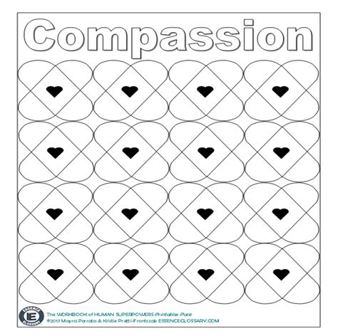 Compassion Activity Sheet Pre K Teach And Play