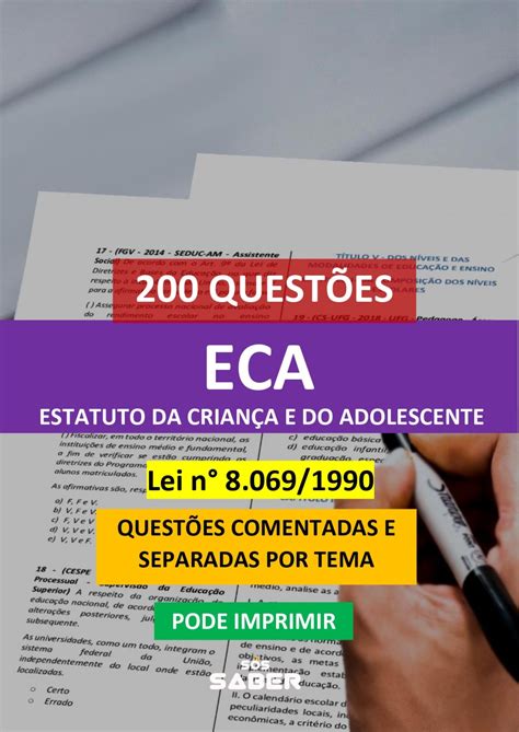 Perguntas Sobre O Eca