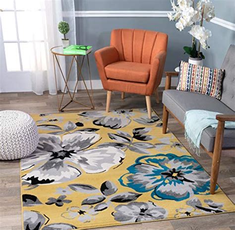 Best Teal And Yellow Area Rug