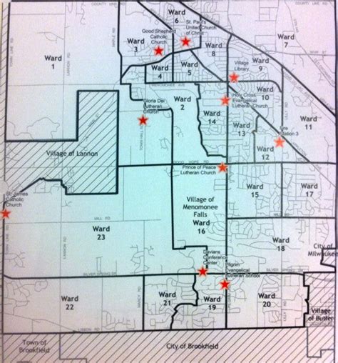 Village Redraws Voting Ward Map Menomonee Falls Wi Patch