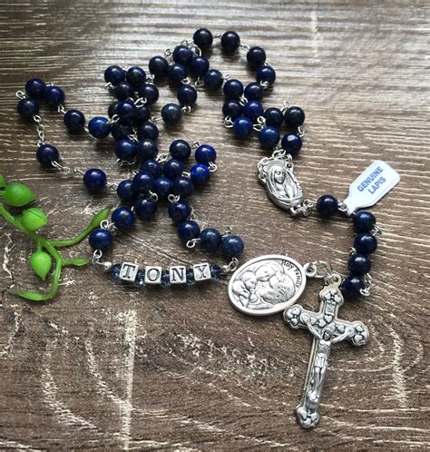 Lapis Lazuli Rosary Beads By Ted Memories Faith