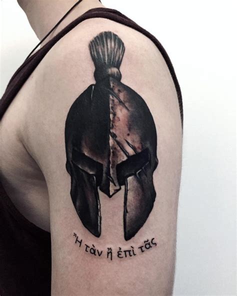 101 Amazing Spartan Helmet Tattoo Ideas You Need To See Outsons
